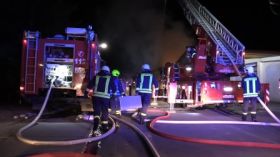 Feuer In Gleistal Agrar In Golmsdorf Bei Jena 0006